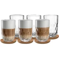 LEONARDO Gocce Latte Macchiato Glas 0,39 l 12-tlg.