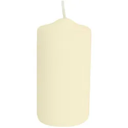 20x Stumpenkerzen Ø 50 x 100 mm 15 Stunden Brenndauer champagner