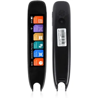 Lesestift für Legasthenie, Scan-Lesestift, Text-zu-Sprache-Gerät, Übersetzerstift, Fotoübersetzung, OCR, 8 GB, Bluetooth-Stiftscanner für Studenten und Erwachsene