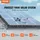 Vevor Vogelschutz für Solarmodule, 15,2 cm x 30,4 m, Taubenabwehr Solaranlagengitter mit 100 Edelstahl-Verschlüssen, Solarmodul-Schutz mit rostfreier PVC-Beschichtung, 1,27 cm Drahtrollengeflecht
