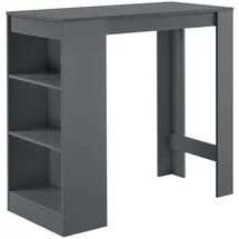 [en.casa] Bartisch Kouvola 110 x 50 x 103 cm Dunkelgrau