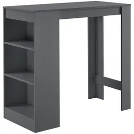 [en.casa] Bartisch Kouvola 110 x 50 x 103 cm Dunkelgrau