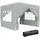 Outsunny Faltpavillon 3 x 3 m inkl. 4 Seitenteile Hellgrau