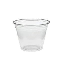 PuntoQPack 50 Stk. Einweg-Dessertbecher aus recycelbarem PET Ref TP09V Ref.TP09V