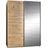 136 x 197 x 61 cm Eiche Artisan/Braun