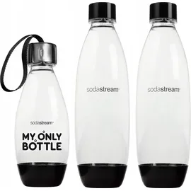 Sodastream Terra black + 3 Flaschen + Zylinder