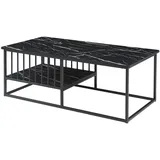 [en.casa] Raukurg Schwarz MDF 120 x 60 x 44 cm