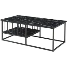 [en.casa] Raukurg Schwarz MDF 120 x 60 x 44 cm