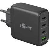 goobay USB-C PD GaN Multiport-Schnellladegerät 68W schwarz (64819)