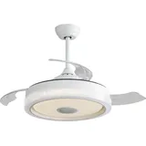 Deckenventilator Mit Beleuchtung - Led Deckenventilator Mit Beleuchtung - Smarter Deckenventilator 42 Zoll - Rgb - Dc Motor - App Steuerung