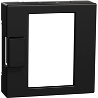 Merten MEG5775-0403 Zentralplatte für Universal Temperaturregler-Einsatz mit Touch-Display, schwarz