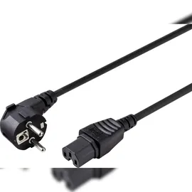 Sygonix SY-5043444 Heißgeräte Netzkabel Schwarz 2.00 m