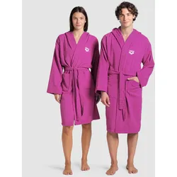 Bademantel arena Compact Terry - Shocking Pink-white - XS