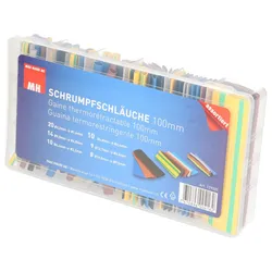 Max Hauri AG Schrumpfschlauch-Box assortiert, Schrumpfschlauch, Blau, Braun, Grü