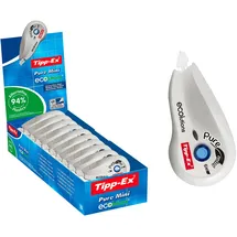 BIC Tipp-Ex 918466 Korrekturroller ECOlutions Pure Mini, 6 m x 5 mm, Displaybox à 10 Stück