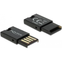 DeLock 91603 Kartenleser USB 2.0 Schwarz