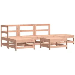 vidaXL 6-tlg. Garten-Lounge-Set Massivholz Douglasie