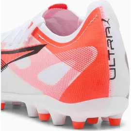 Puma Ultra 5 Match MG Herren PUMA White/PUMA Black-Glowing Red 46