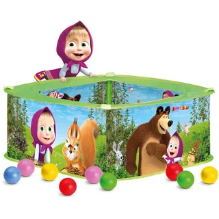 MASCHA UND DER BÄR Bällebad mit bunten Bällen