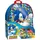 Lisciani - SONIC - Rucksack-Set mit 2-in-1 Sonic Kartenspielen - Reisespiele für Kinder ab 6 Jahren - 2 verschiedene Spiele zum Spielen in der Schule - 2 Spieler und mehr - Hergestellt in Italien