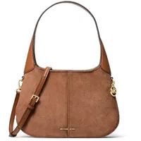 Michael Kors Alice Small Schultertasche Wildleder Brown