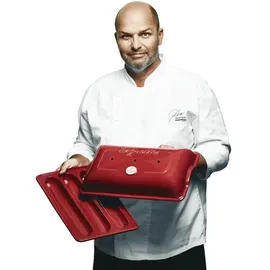 Emile Henry Brotbackform Baguette 39 x 24 cm