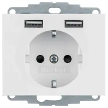 Berker USB-Steckdose 1 Weiß 1 St.