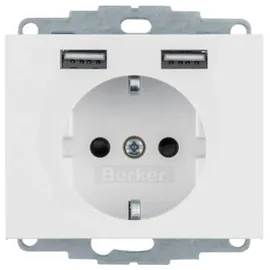 Berker USB-Steckdose 1 Weiß 1 St.