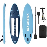 Stand Up Paddle Board aufblasbar Paddel-Board SUP 120 kg blau/marine + Zubehör