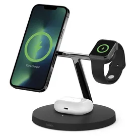 Belkin BoostCharge Pro Kabelloses Ladegerät mit MagSafe schwarz