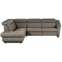 himolla Ecksofa Leder  9707 ¦ braun ¦ Maße (cm): B: 275 H: 84 T: 245