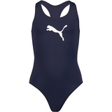 Puma Mädchen Swimsuit Badebekleidung, Navy, 140 EU