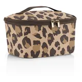 Reisenthel coolerbag S Pocket Leo Macchiato – Kühltasche mit Obermaterial aus recycelten PET-Flaschen – Ideal für das Mittagessen unterwegs