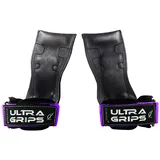 Climaqx Ultra-Grips - Zughilfen für Kraftsport und schütz vor Verletzungen L/lila