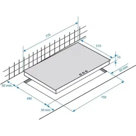 Bosch Herdset Bosch Backofen PYROLYSE + Beko Induktionskochfeld PowerBoost CombiZone autark 80cm