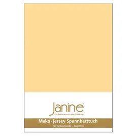 JANINE 5007 Mako-Feinjersey 180 x 200 - 200 x 200 cm vanille
