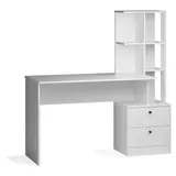 Vicco Schreibtisch Denton Weiß, 136 x 55 cm,