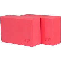 Avento Yoga Block - Set Mit 2 Stück - Pink