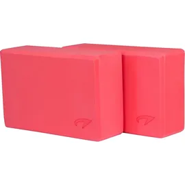Avento Yoga Block - Set Mit 2 Stück - Pink