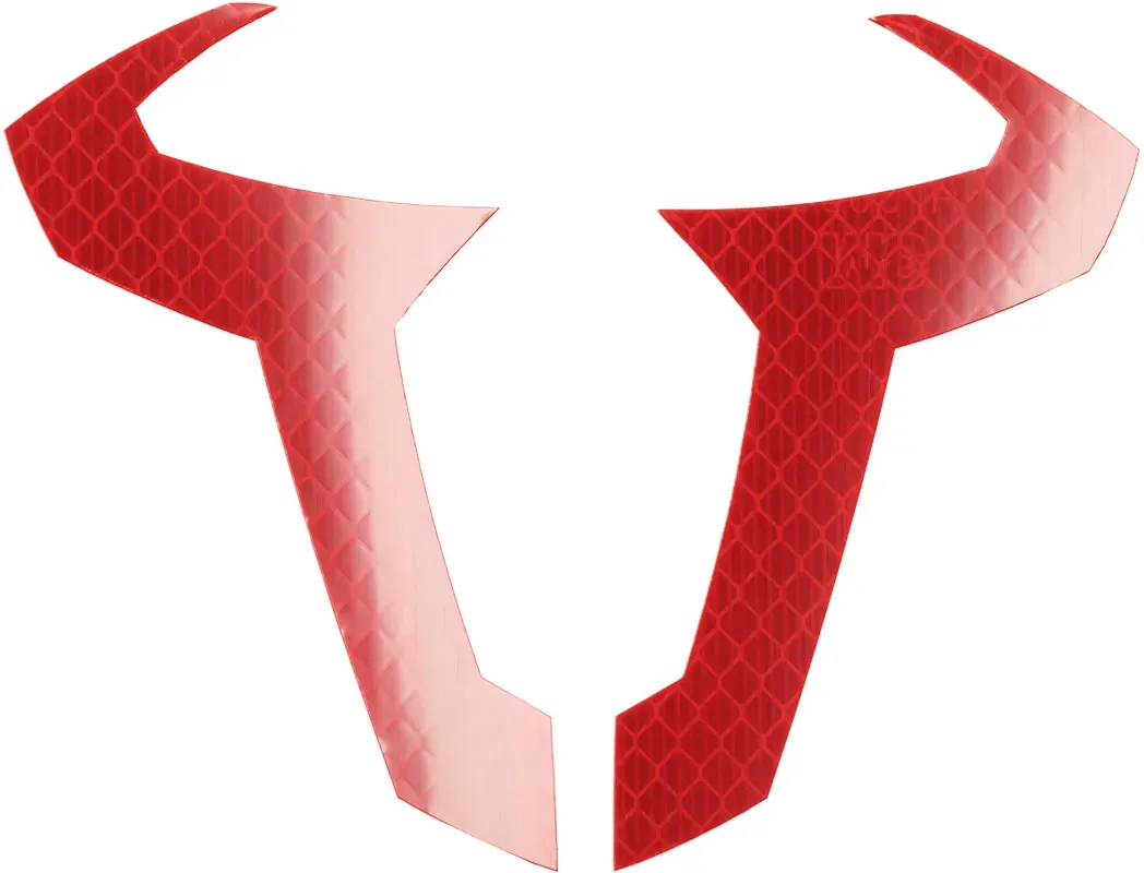SW-Motech SW-MOTECH Sticker Bull - 130 x 97 mm. Reflecterend. Rood.