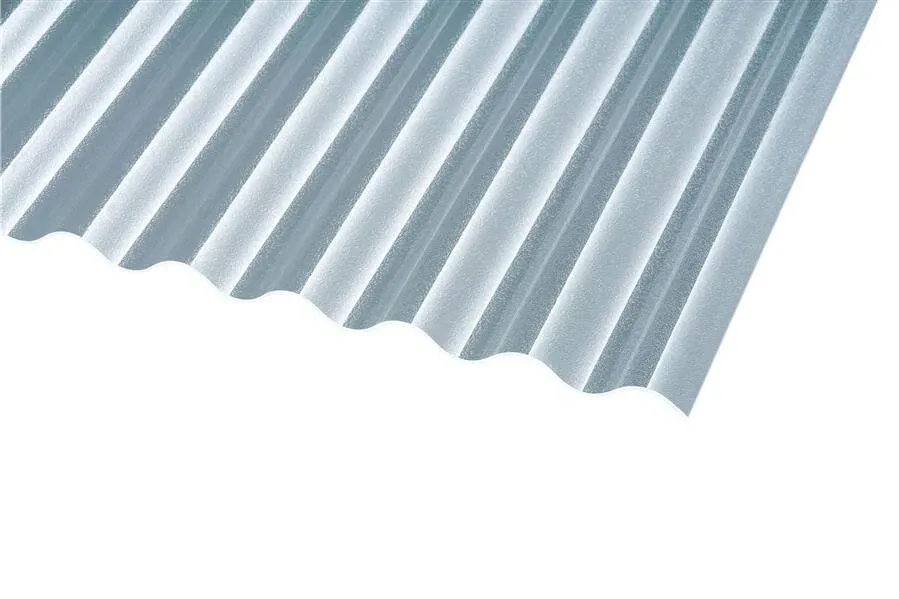 Polycarbonat Wellplatten klar C-Struktur Sinus 76/18 2,5 mm – Hagelsicher