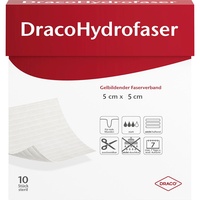 Dr. Ausbüttel & Co. GmbH Dracohydrofaser 5x5 cm gelbildender Faserverband