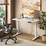 Vicco Schreibtisch Elevate, Weiß, 120 x 70 cm 2 Motoren, Model 58651 - Weiß
