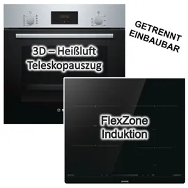 Bosch TELESKOPAUSZUG + Gorenje Induktionskochfeld autark 60cm