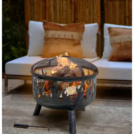 Buschbeck Feuerschale Ø 53 cm Metall schwarz