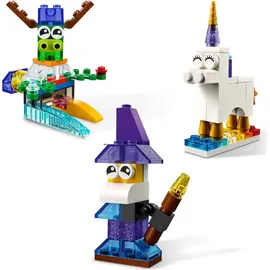 LEGO Classic Kreativ-Bauset mit durchsichtigen Steinen 11013