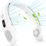 Leiser, Klingenloser Nackenventilator, Usb-aufladbar – 3 Geschwindigkeitsstufen, 360°-luftstrom, Ideal Für Zuhause, Büro Und Reisen.