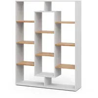 Vicco Raumteiler 107,2 x 29 x 143 cm Weiß