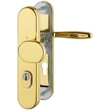 HOPPE Verona Schutzgarnitur F77-R Messing poliert