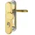 HOPPE Verona Schutzgarnitur F77-R Messing poliert